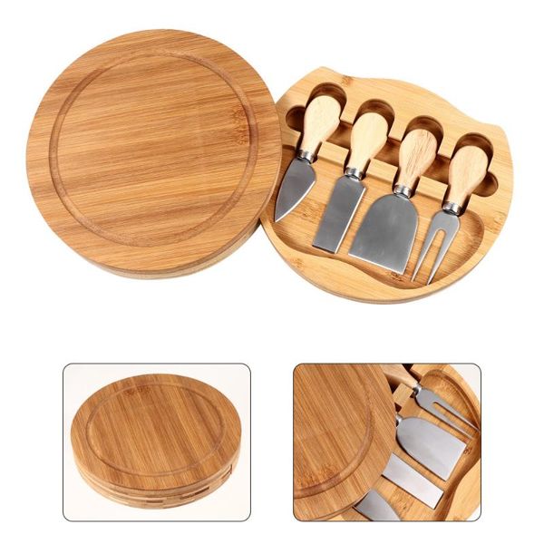 

set of cutting board with cutters pizza plate cheese for home dishes & plates