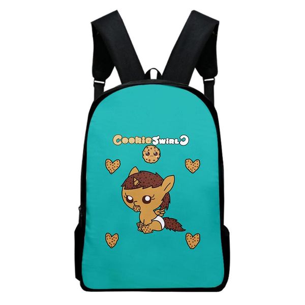 

school bags cookieswirlc simple large capacity zipper student backpack