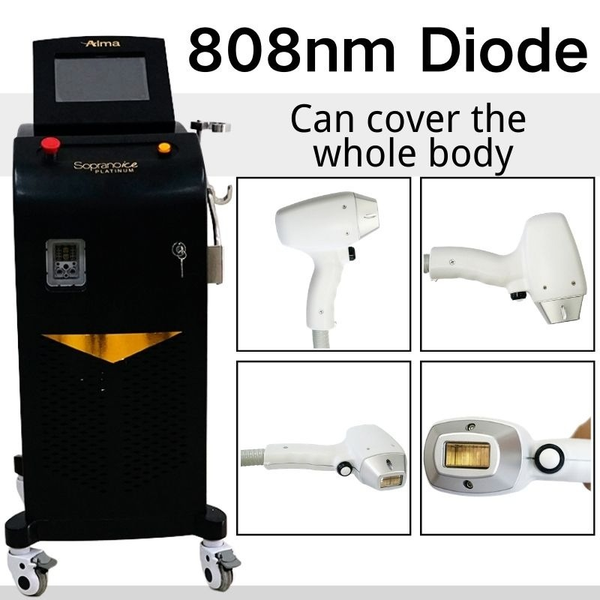 

2022 new advanced 808 laser epilator portable diode removal hair remover with 808nm, Black