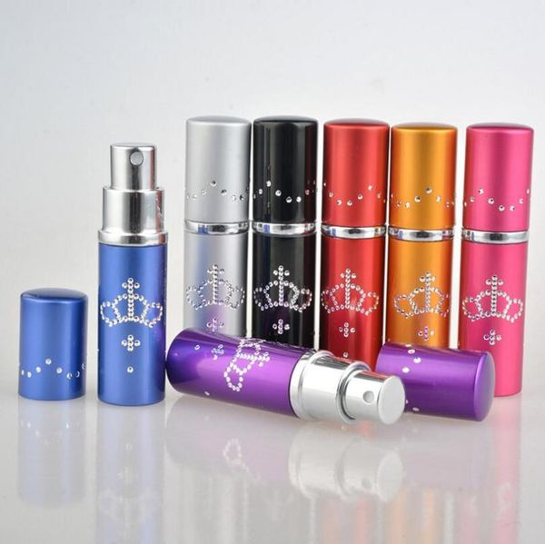 

storage bottles & jars 200pcs 10ml empty crown drill point electrochemical aluminum spray perfume sample