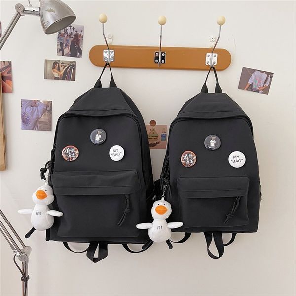 

backpack solid color female fashion backpack school s for boys great travel ability bagpack u90h
