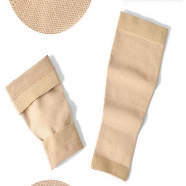 

ly 1 pair leg running sleeve swelling support compression brace shin splint stockings varicose vein fms19 arm & warmers, Black