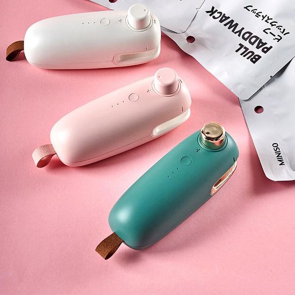 

portable bag clips electric heating plastic sealing packing capper usb machine