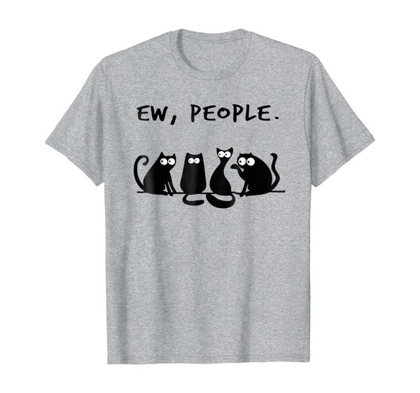 

ew people meowy cat lovers shirt, White;black