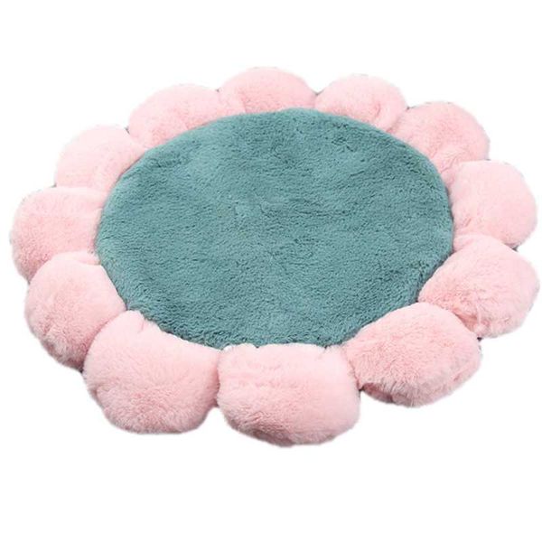 

cat beds & furniture pad dog flower cushion nest kennel blanket sofa pets pet large and small carpet