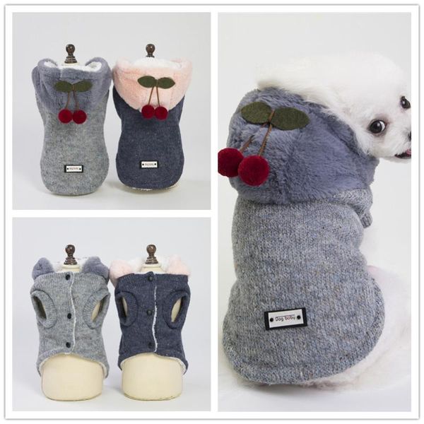 

dog apparel pet cotton clothes winter coat warm f124
