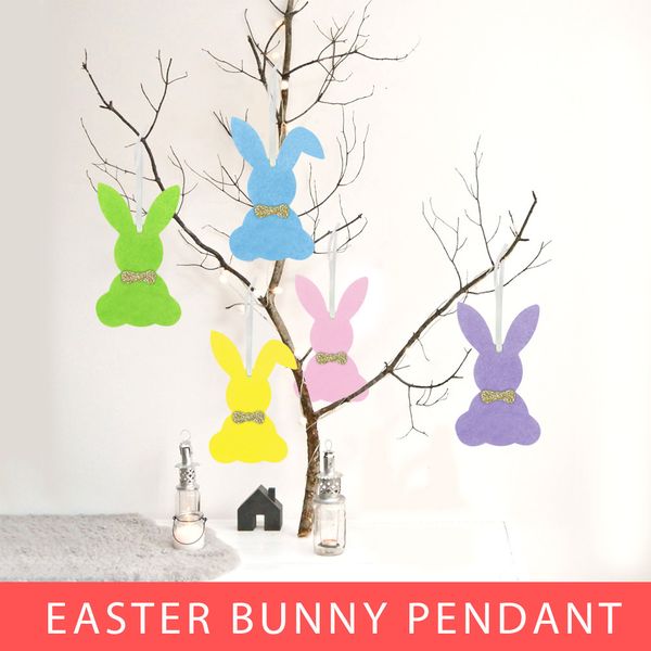 

easter bunny pendant home decoration atmosphere party hangtag