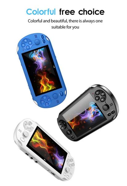 

game controllers & joysticks 4.3 inch hd screen console for psp classic dual-shake 8g built-in 10000 games 3d surround sound