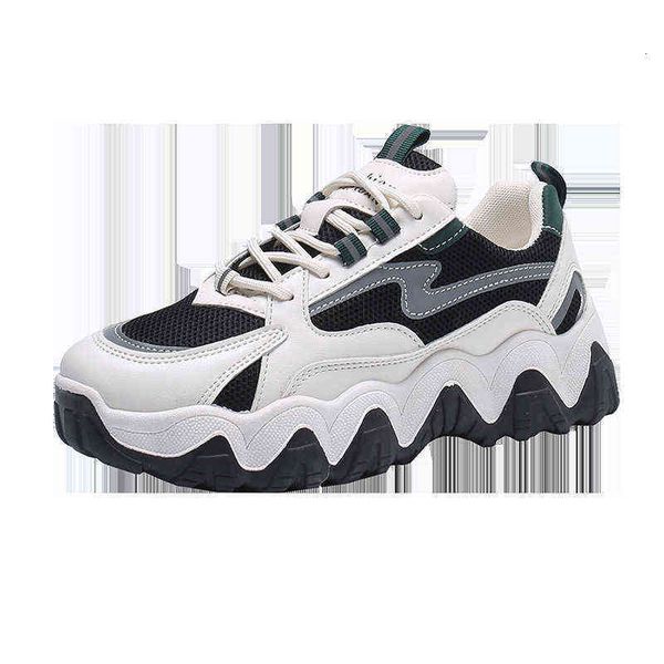 

night light color matching in autumn 2021, muffin and versatile casual sneakers