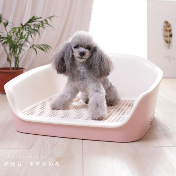 

dog potty pet supplies cat puppy litter tray teddy urinal pull with drawer type big space double layer toilet seat for household kennels & p