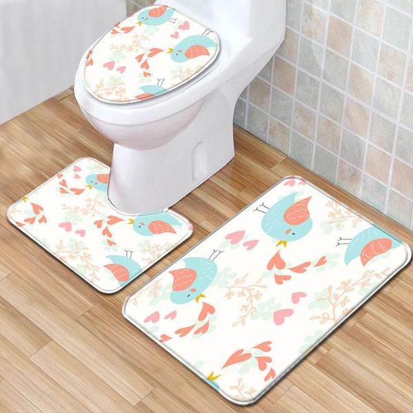 

bath mats cartoon anime pattern bathroom products for mat in the set carpet