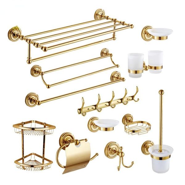 

bath accessory set gold bathroom accessories brass soap dish toilet life rack paper holder appliance