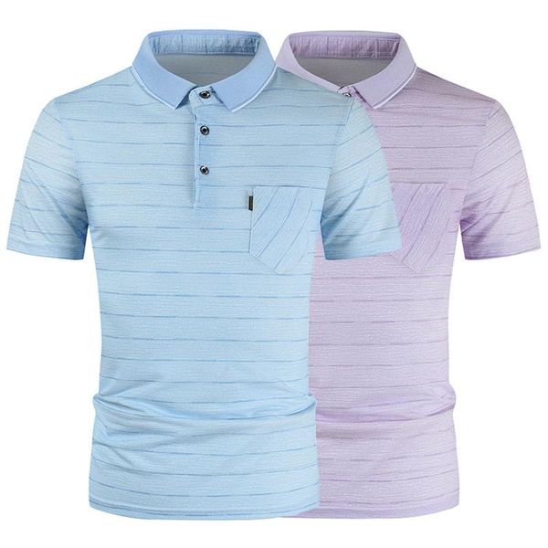 

men's t-shirts camiseta stripes summer slim casual fit single-breasted short sleeve lapel t-shirt office clothes men tee, White;black