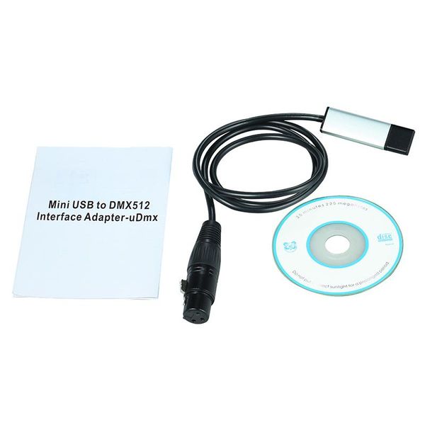 

effects usb to dmx interface adapter stage lighting disco light dj party lights beam led 512