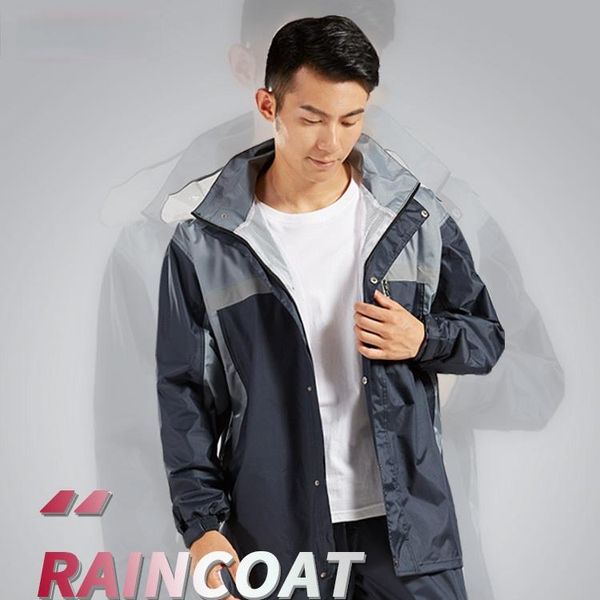 

raincoats hoodie suit raincoat waterproof hiking aesthetic black for men motorcycle capa de chuva rain gear ei50rc