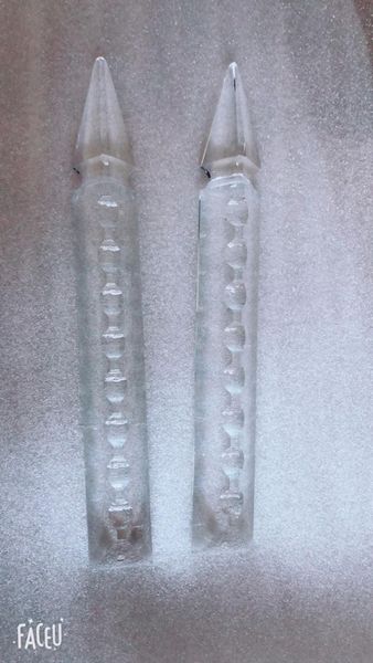 

chandelier crystal 10pc 150mm spear cut glass prisms lamp drop replace part hang