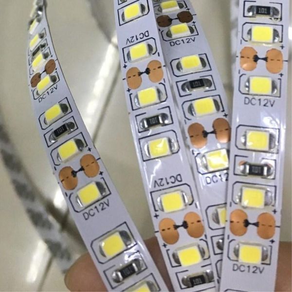 

light high cri+90 smd2835 strip 8mm width dc12/24v 0.2w/chips 45w neutralwhite nowaterproof ip20 brighter ws2812 neon led strips
