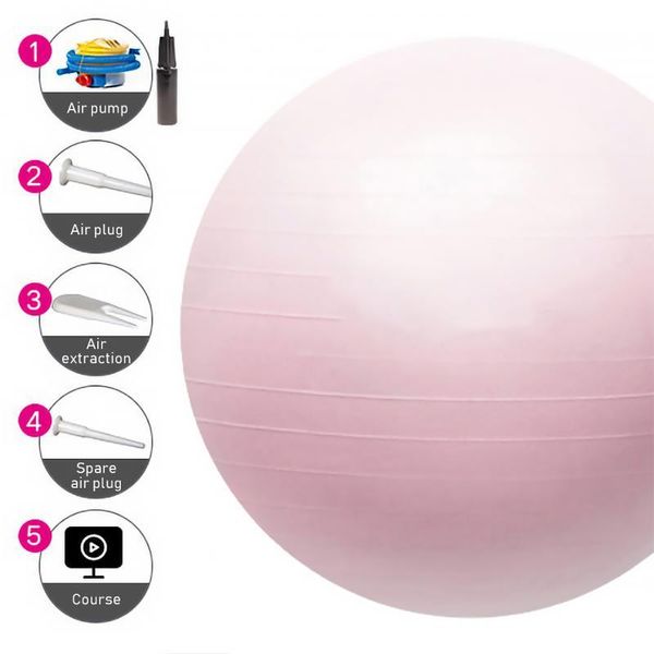 

yoga balls ball sports thickened explosion-proof exercise pilates workout massage training bouncy