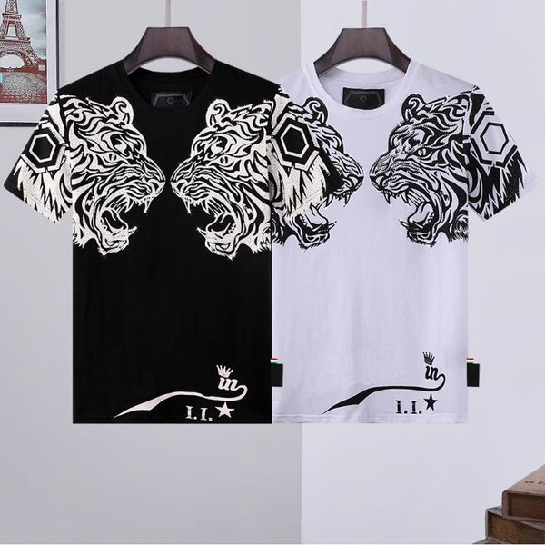 

men's t-shirts brand tshirt men cotton hip hop t-shirt summer style casual o-neck short sleeve tees clothing, White;black