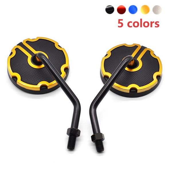 

handlebars universal motorcycle back view mirror 10mm round shape rearview side mirrors for hp2 enduro k1200 r s k1300s/r/gt r1250gs