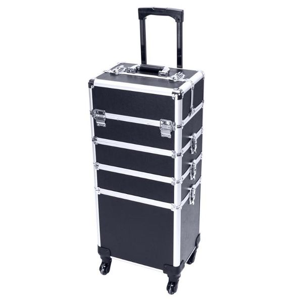 

in 1 aluminum cosmetic makeup case tattoo box black bags & cases