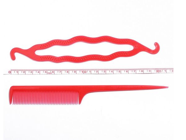 Ponytail Creator Plastic Loop Styling Tools Tools Black Pony Clip Clip Hair Maker Styling Tool Модный салон