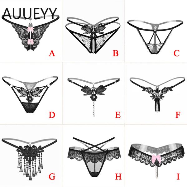 

massage women underwear panties female massage pearl lingerie g-stings hollow thong young girls embroidery lace t-back panties