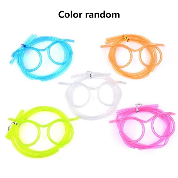 

drinking straws creative fun glasses crazy funny art party plastic wj10014