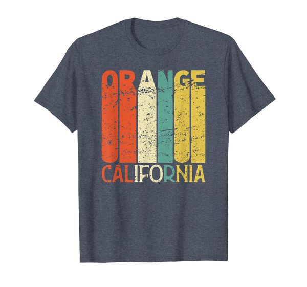 

Retro Orange T-Shirt Residents State California, Mainly pictures
