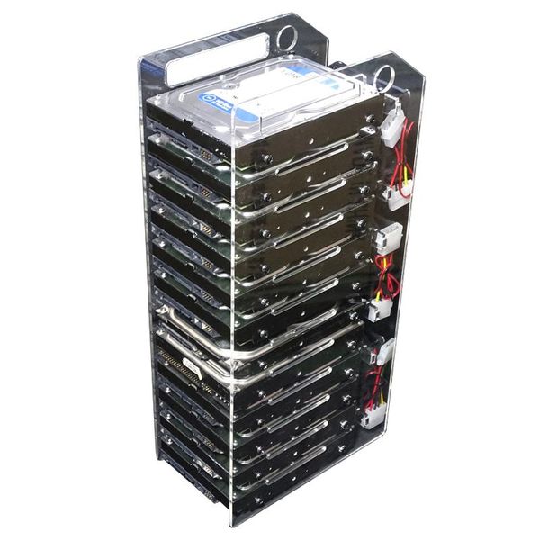 

fans & coolings 3.5-inch fixed bracket arrivals transparent hard disk extension rack hdd drives cage