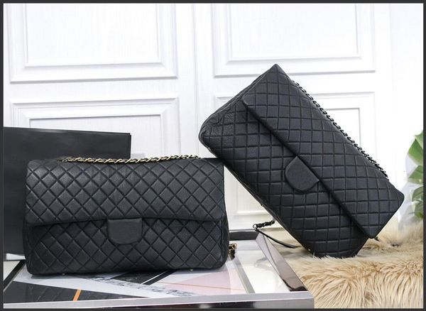 

2021 new bag classic lady handbag diagonal bag leather 46-14-26