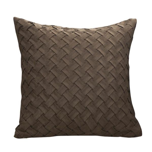 

cushion/decorative pillow 45x45cm bedroom dustproof nordic basket weave pattern for couch sofa throw cover home decor cushion case soft car