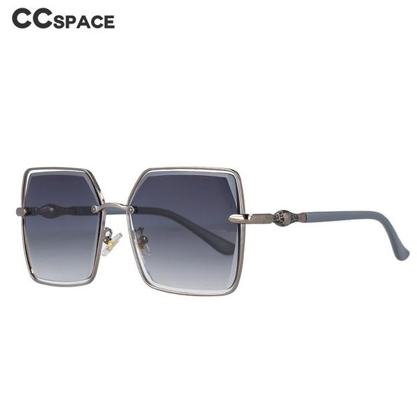 

luxury metal square sunglasses brand designer fashion men's and women's sunshade uv400 retro glasses, White;black