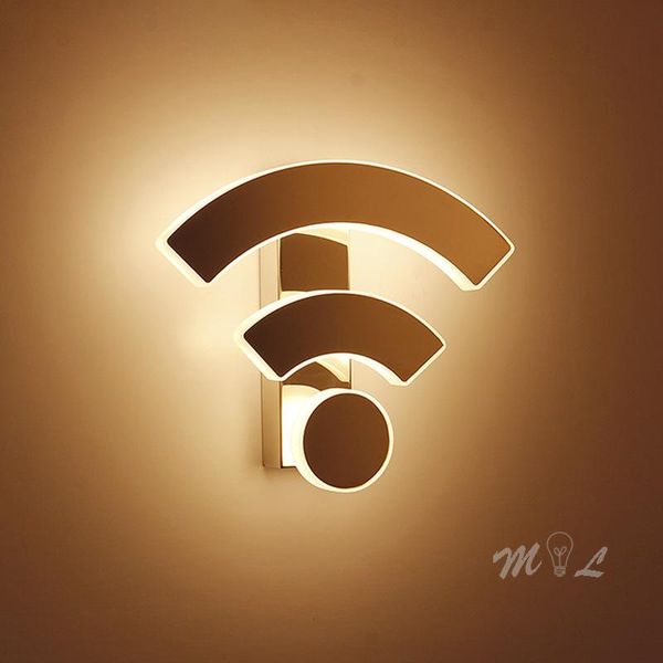 

wall lamp modern + wireless acrylic lighting led bathroom kitchen living room 11w