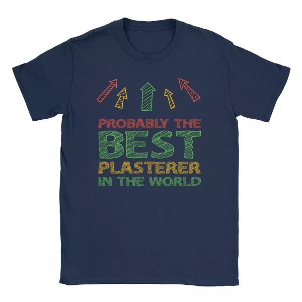 

plasterer mens t-shirt diy dad gift present, White;black
