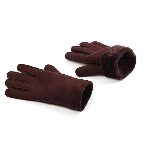 Parmaksız eldivenler kış rüzgar geçirmez erkekler yetişkin boyutu kadınlar eldiven rahat unisex kullanılmış