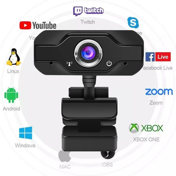 

webcam with microphone usb driver-computer camera for live broadcast video calling conference work pc lapwebcams