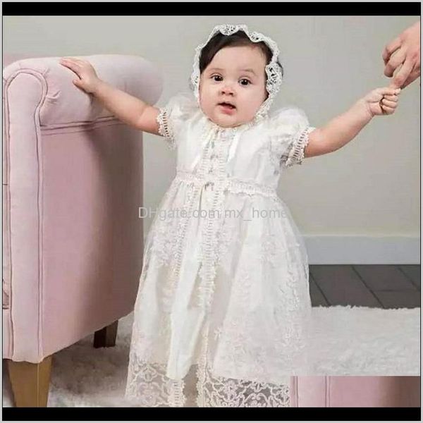 

dresses baby clothing baby kids maternity drop delivery 2021 born christening gown girls princess solid back bow strap party dress perspecti, Red;yellow