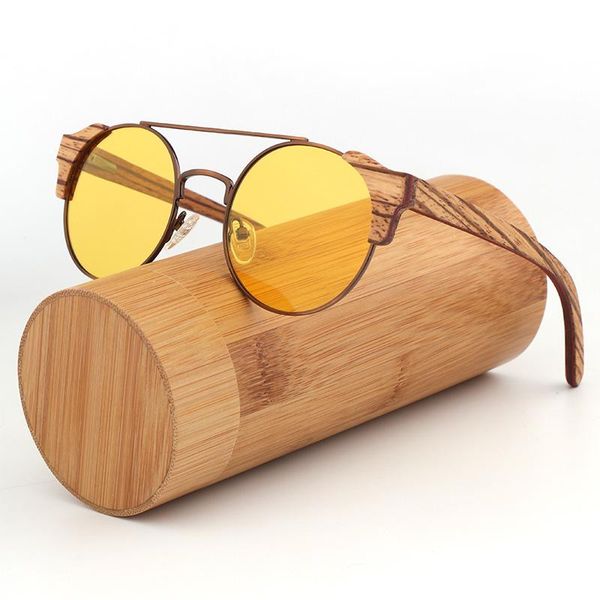 

sunglasses real bamboo wood laminated female 2021 girls'sun glasses rimless uv 400 shades for women fashionable, White;black