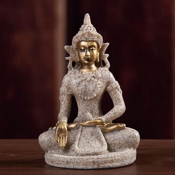 

interior decorations car decoration nature sandstone buddha figurine sculpture home for stores