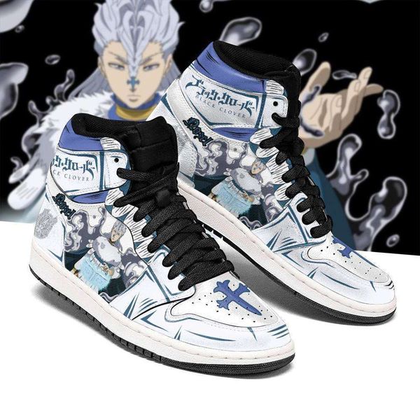 

nozel sneakers customization sia sier eagle black clover anime shoes