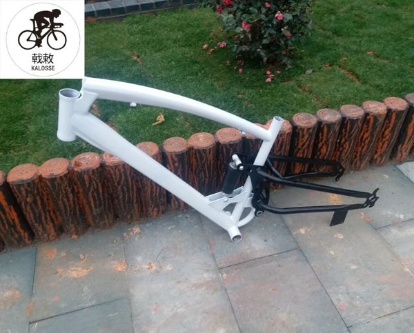 

bike frames kalosse fat bicycle frame full suspension beach , 150mm travel 26*4.8 tires 26er snow