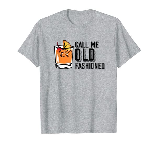 

call me old fashioned t-shirt, White;black