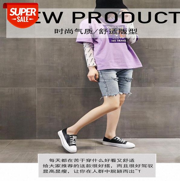 

new version of thick-soled leather white shoes casual net celebrity ins street fashion sports single women #w51i