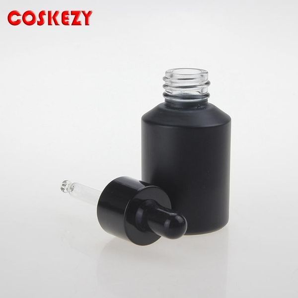 

storage bottles & jars sale well empty red frosted and matte black 60ml cosmetic dropper bottle with glass pipette for makeup packaging