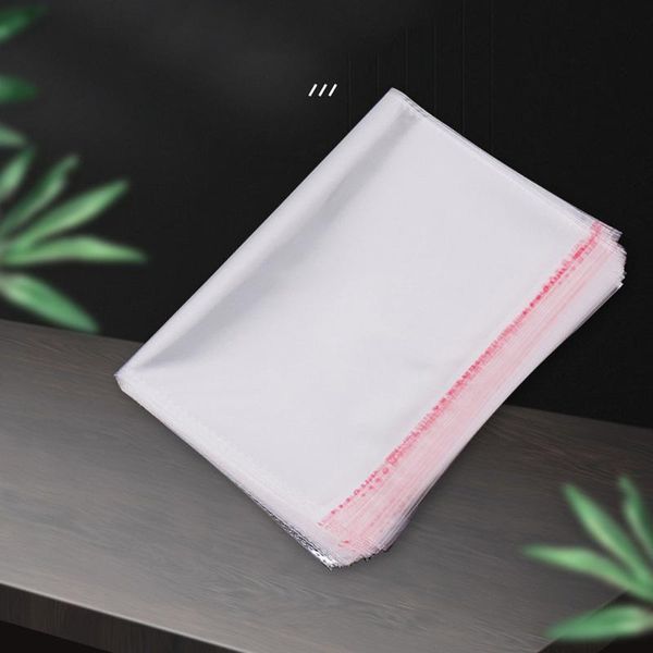 

gift wrap 100pcs packaging bag clear plastic self adhesive cloth sock wedding jewelry accessories candy opp cookie home decor