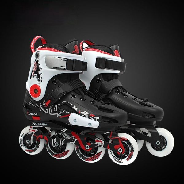 

inline & roller skates professional hockey figure 4 wheels breathable skate shoes for adults patins quad fitness equipment dk50is