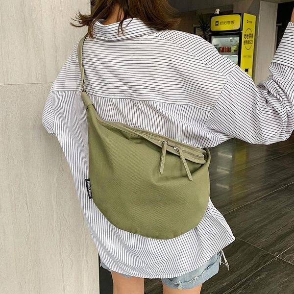 

evening bags casual hobos shoulder bag for women female 2021 fashion large capacity canvas ladies crossbody messenger travel handbag