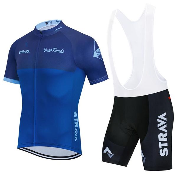 

racing sets cycling wear strava bicycle team short sleeve men's jersey summer breathable clothing, Black;blue
