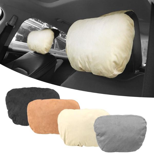 

seat cushions head neck support interior accessories soft car headrest pillow breathable